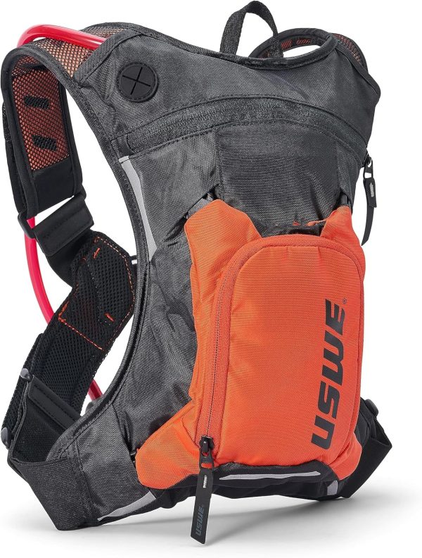 USWE Moto Hydro Hydration Pack - with Water Bladder, a High End, Bounce Free Backpack for Enduro and Off-Road Motorcycle