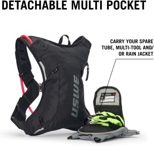 USWE Moto Hydro Hydration Pack - with Water Bladder, a High End, Bounce Free Backpack for Enduro and Off-Road Motorcycle - Image 7